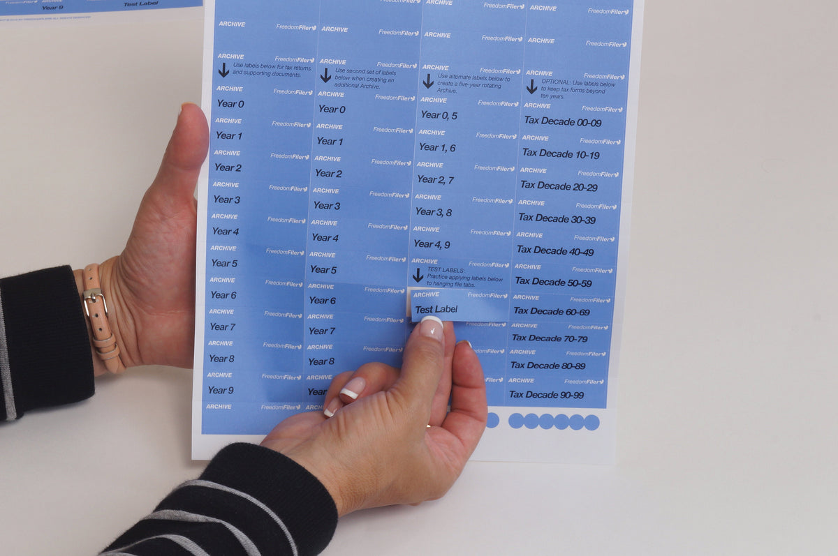 File Labels 1 5 Tab By FreedomFiler