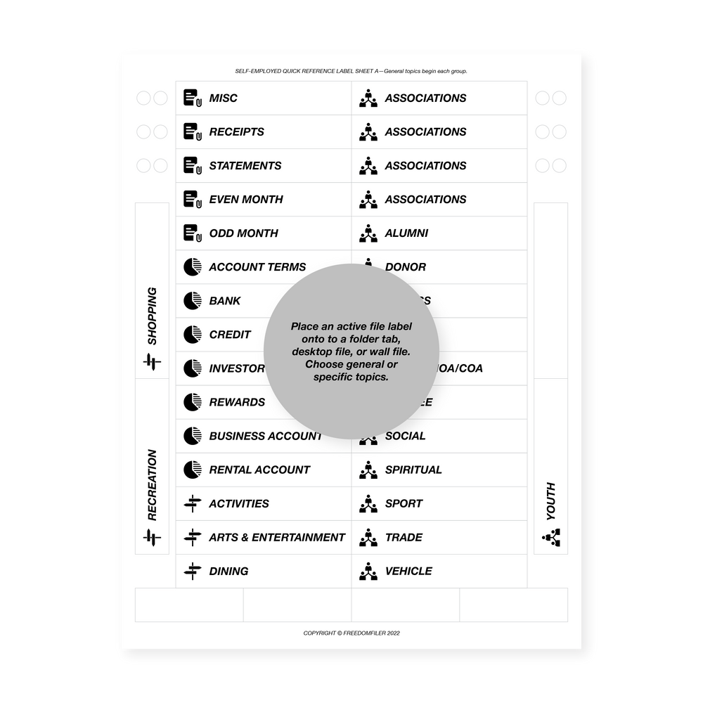 File Self Self-Employed Active File Filing System Extension – FreedomFiler®