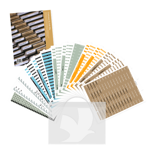 Jobfile Color Coding System Customer & Job File System by FreedomFiler®