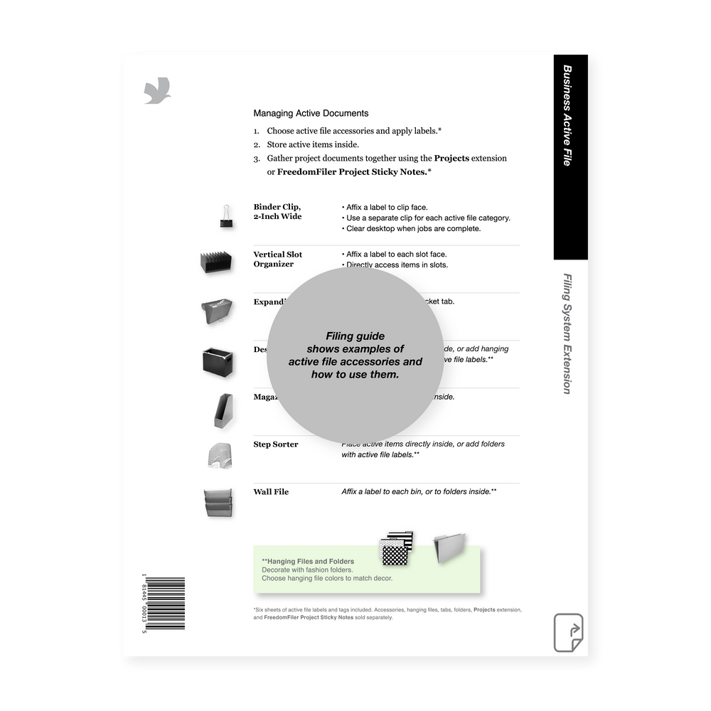 Filing Active Business Active File Filing System Extension – FreedomFiler®
