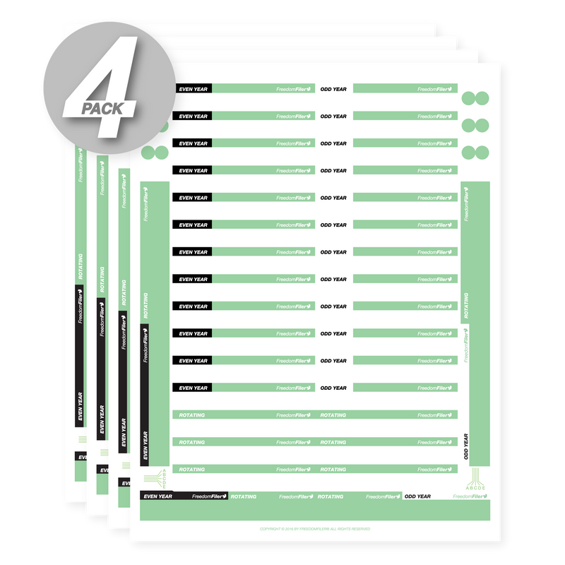 File Labels & Binder Spine Inserts by FreedomFiler®