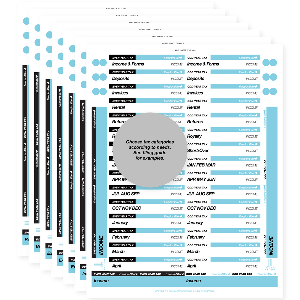 Business Filing System, 1/3 Tab by FreedomFiler®