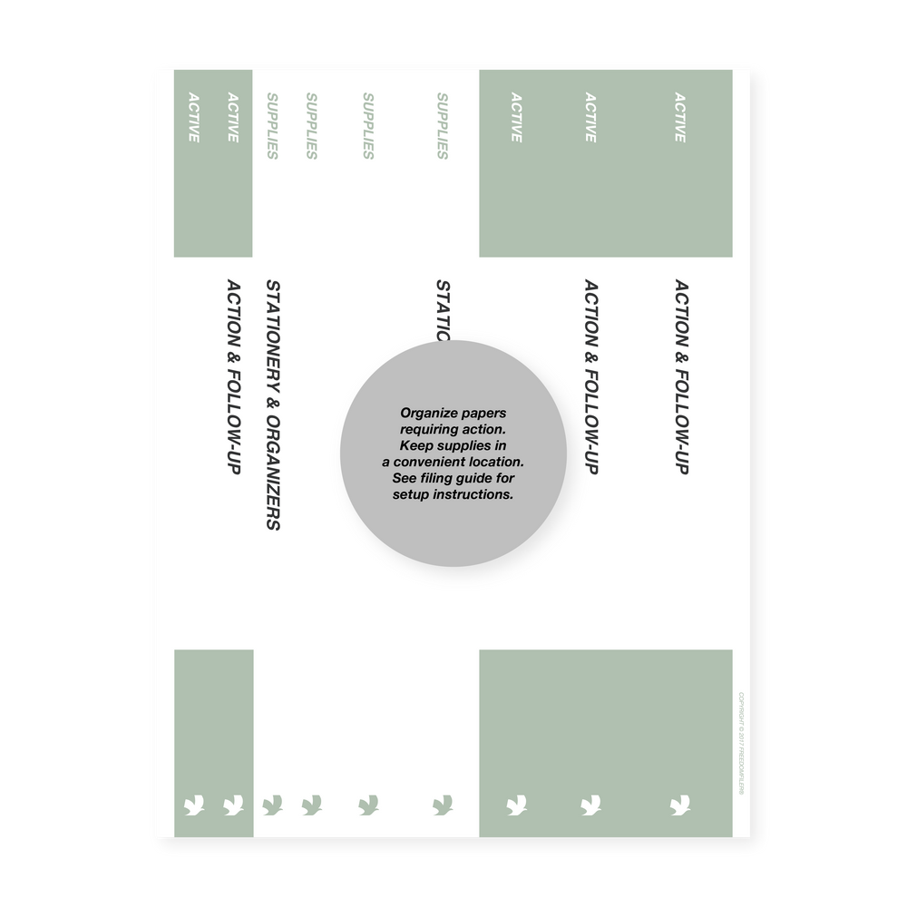 filing system labels, business, binder spine, gray