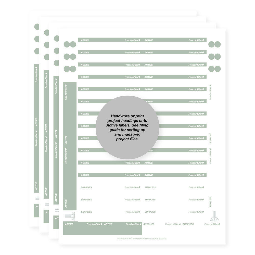 Project Filing System by FreedomFiler®