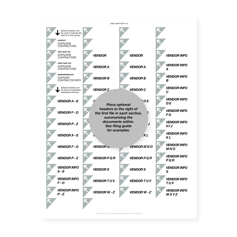 Vendor File System by FreedomFiler®